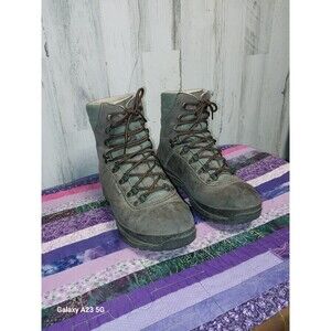 Raichle ??Men\'s US‎ 6M~Women’s 7.5 Blue/Gray Leather Hiking Boots Raichle Hiking Boots: Vibram Soles, Swiss Made, Men main image 4